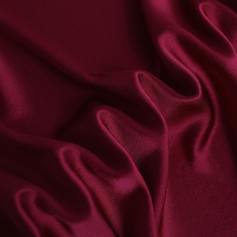 30 momme mulberry silk satin fabrics, 45″(114cm) heavyweight Silk for dress - Image 2
