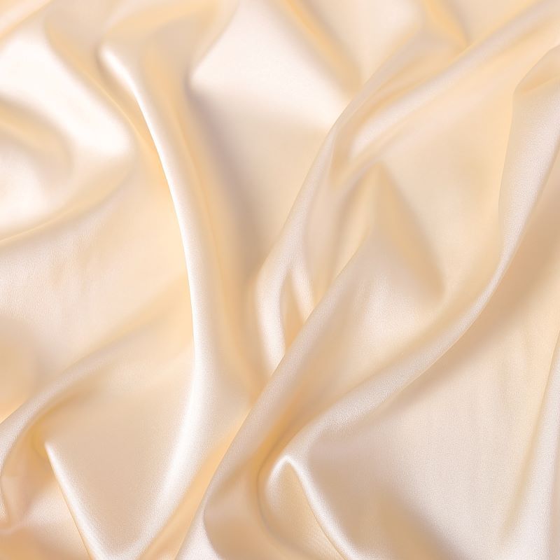 19 momme Elastic Silk satin fabric, 140cm baby pink natural Mulberry silk charmeuse - Image 7