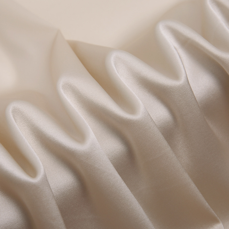22 momme stretch Silk satin fabric, 140cm natural Mulberry silk charmeuse for dress - Image 2