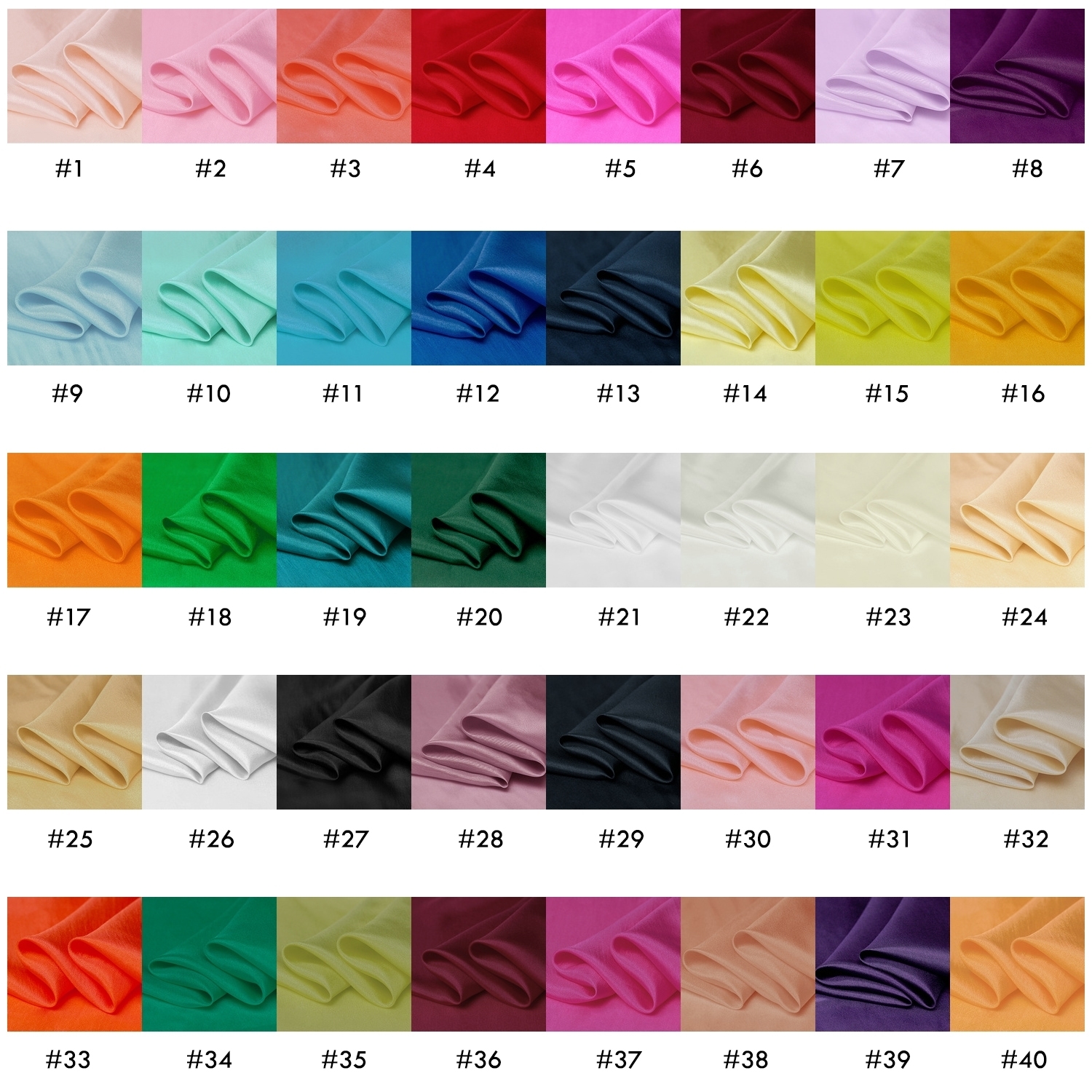 8 momme Mulberry Silk Habotai fabrics, 114cm natural silk for clothing lining - Image 3
