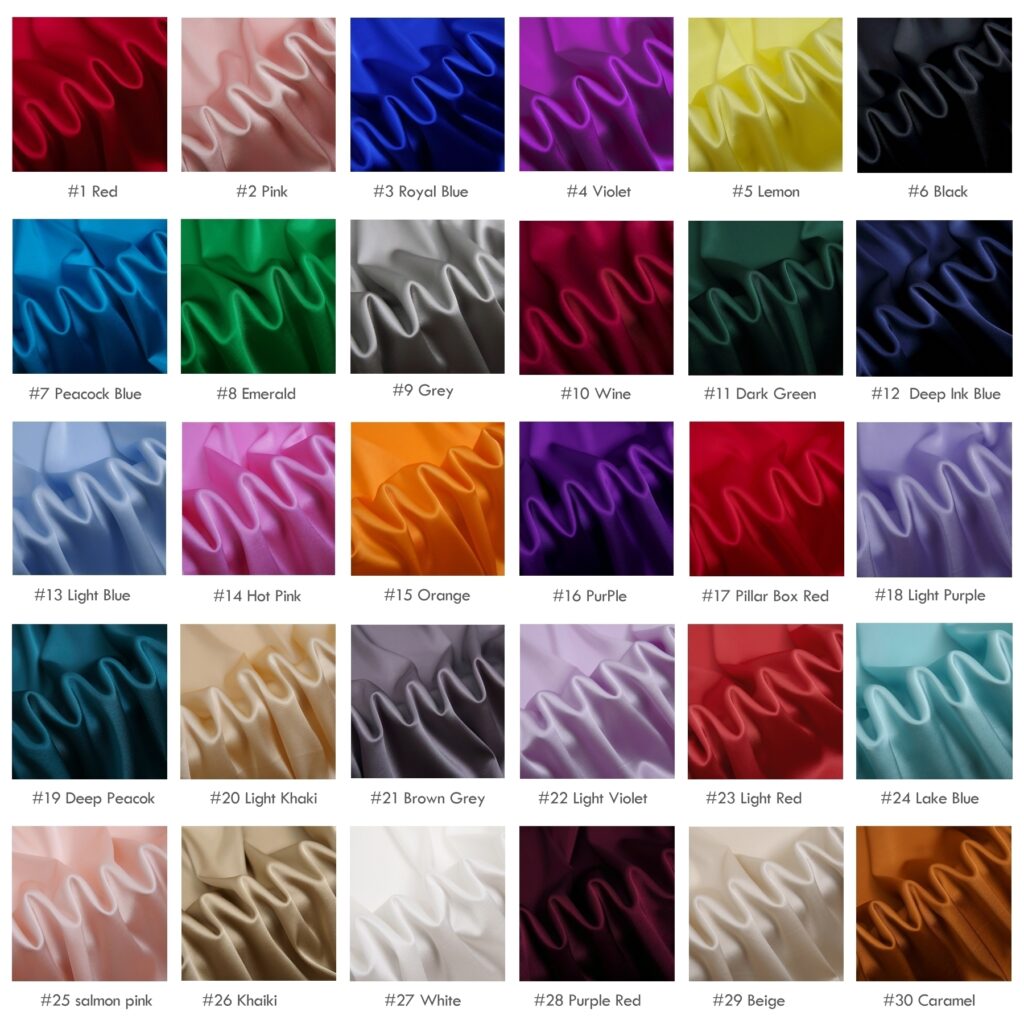 16 momme Elastic Silk satin fabrics, 140cm elegant natural Mulberry silk charmeuse for dressmaking