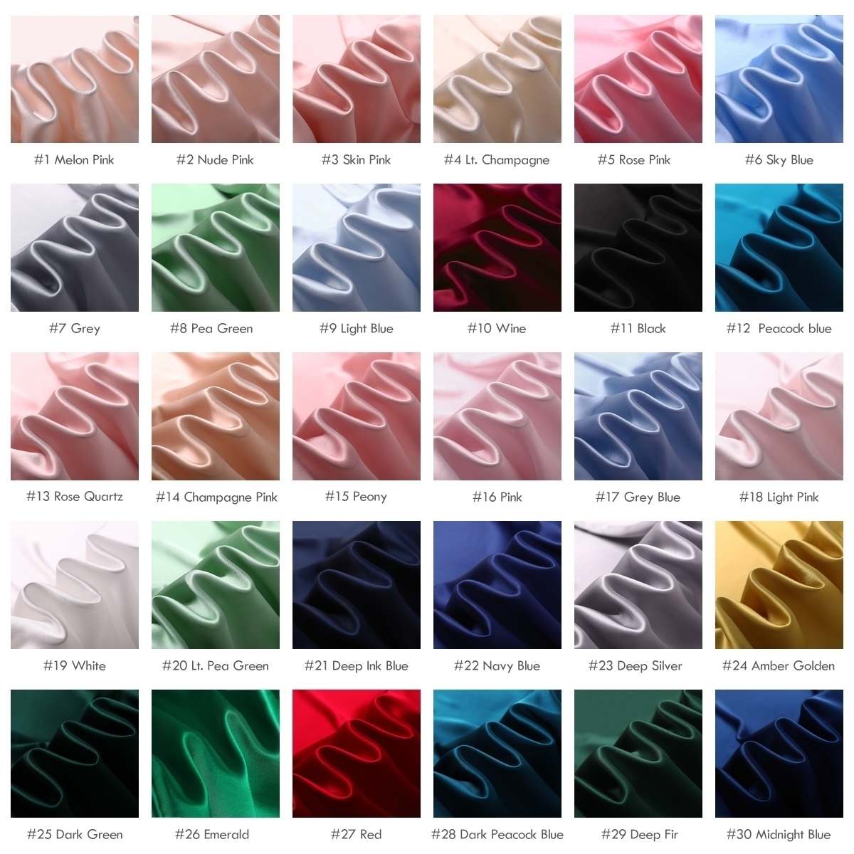 19 momme 45″(114cm) 100% Mulberry Silk charmeuse satin Fabrics Natural for Slip Dress - Image 2