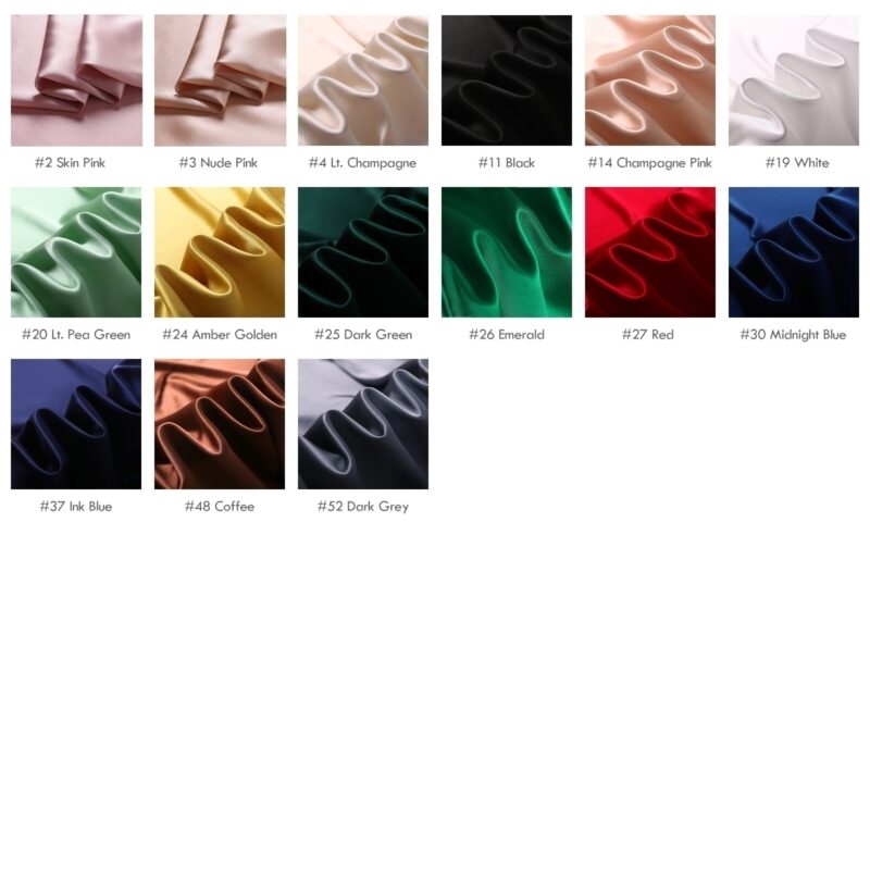 22 momme silk charmeuse fabrics, 55″(140cm) 100% Mulberry Silk satin for slip Dress - Image 3
