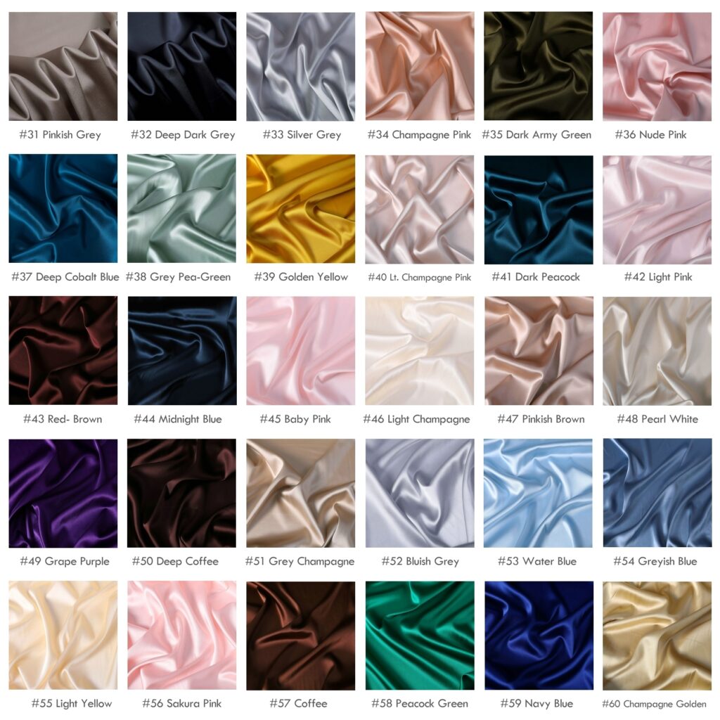 16 momme Elastic Silk satin fabrics, 140cm elegant natural Mulberry silk charmeuse for dressmaking