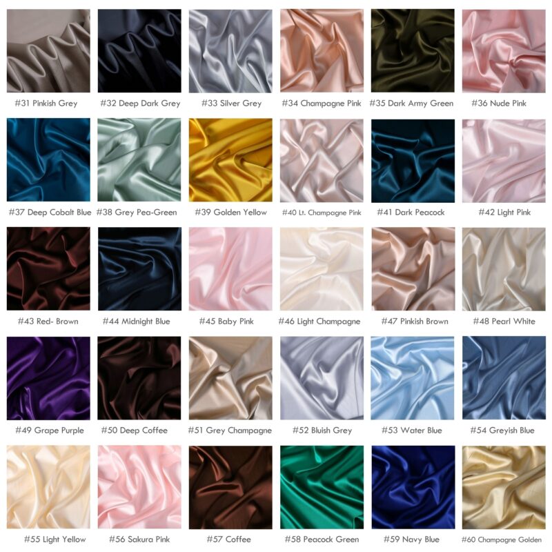 16 momme Elastic Silk satin fabrics, 140cm elegant natural Mulberry silk charmeuse for dressmaking - Image 3