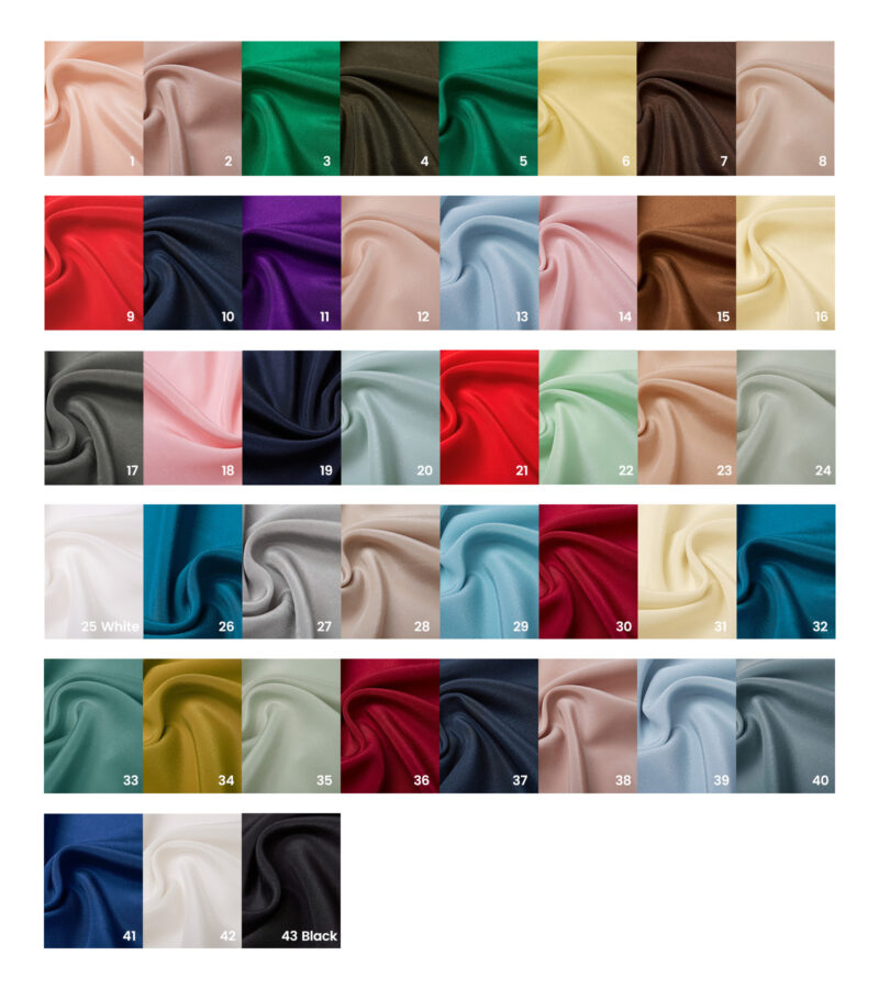 12 momme Silk crepe de chine Fabric, 140cm(55inches) 100% mublerry silk CDC - Image 3