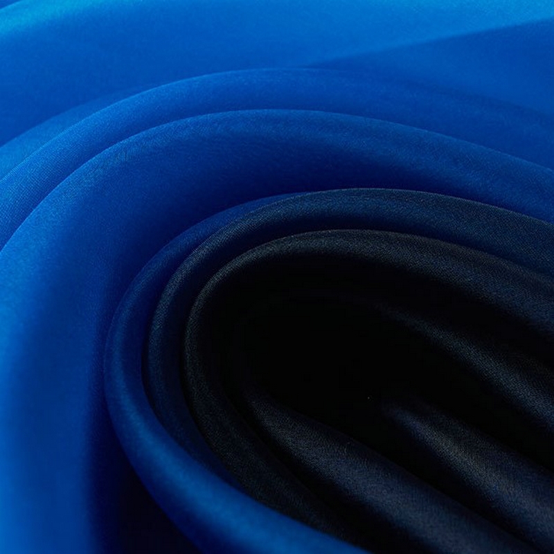 Gradient color 6 momme Silk organza fabrics, 140cm, 100% mulberry silk - Image 2
