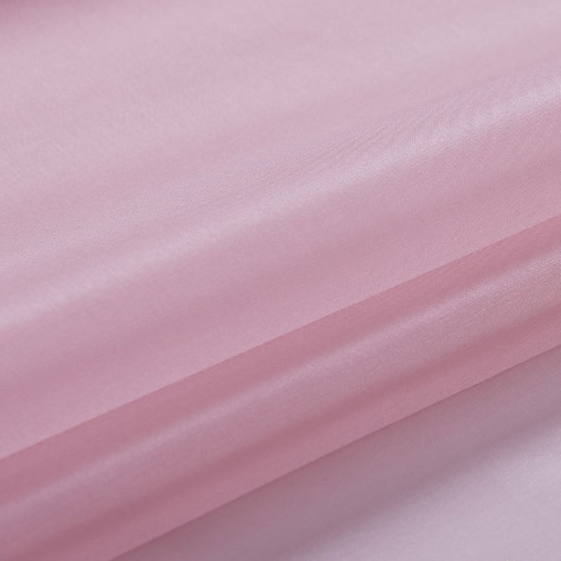 6 momme mulberry Silk organza fabrics, 140cm, 51 colors, 100% natural silk transparent voile for dress - Image 8