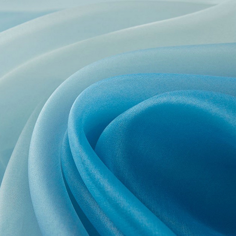 Gradient color 6 momme Silk organza fabrics, 140cm, 100% mulberry silk - Image 13