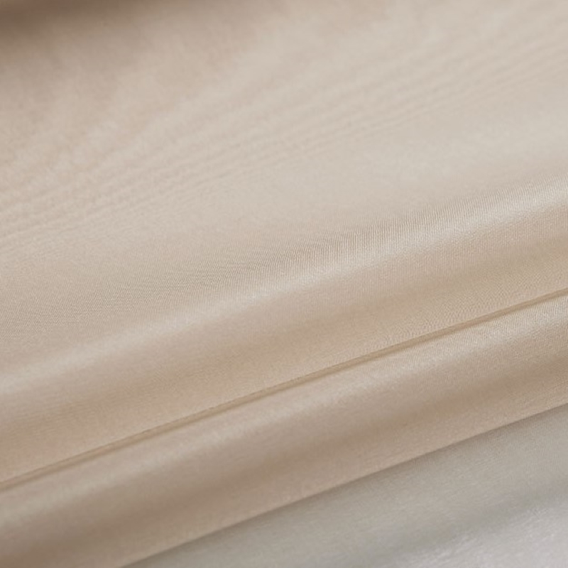 6 momme mulberry Silk organza fabrics, 140cm, 51 colors, 100% natural silk transparent voile for dress - Image 13