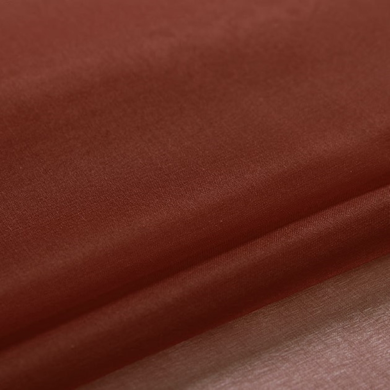 6 momme mulberry Silk organza fabrics, 140cm, 51 colors, 100% natural silk transparent voile for dress - Image 11