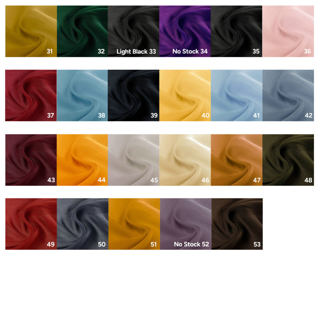 6 momme Silk crepe georgette fabrics (S-twist), 140cm 100% Mulberry silk for dress shirts