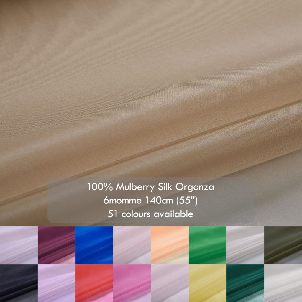 6 momme mulberry Silk organza