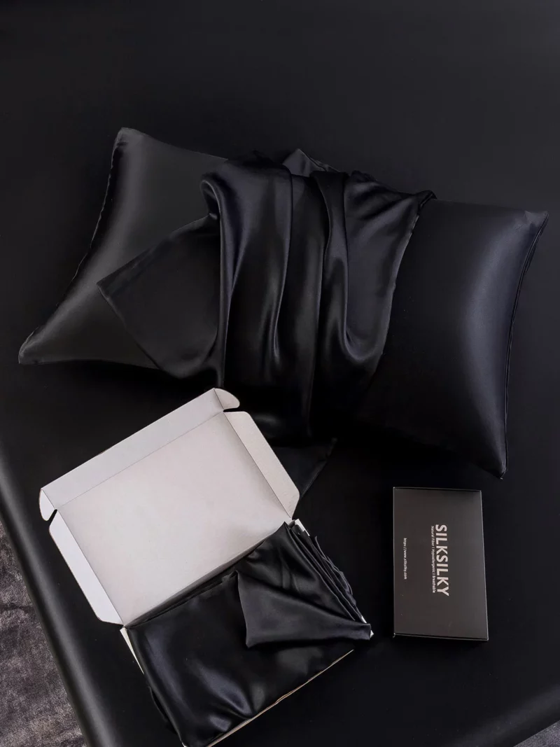 30Momme Luxurious 100% mulberry Silk Pillowcase - Envelope - Image 10