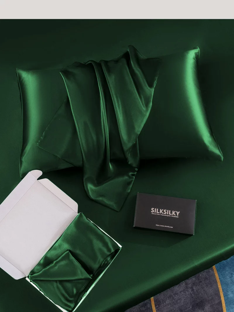 30Momme Luxurious 100% mulberry Silk Pillowcase - Envelope - Image 12